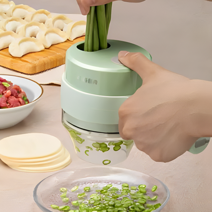 "Descubre el increíble Cortador de Alimentos Eléctrico 4 en 1, SmartCut 🌟 ¡La mejor solución para tu cocina!"